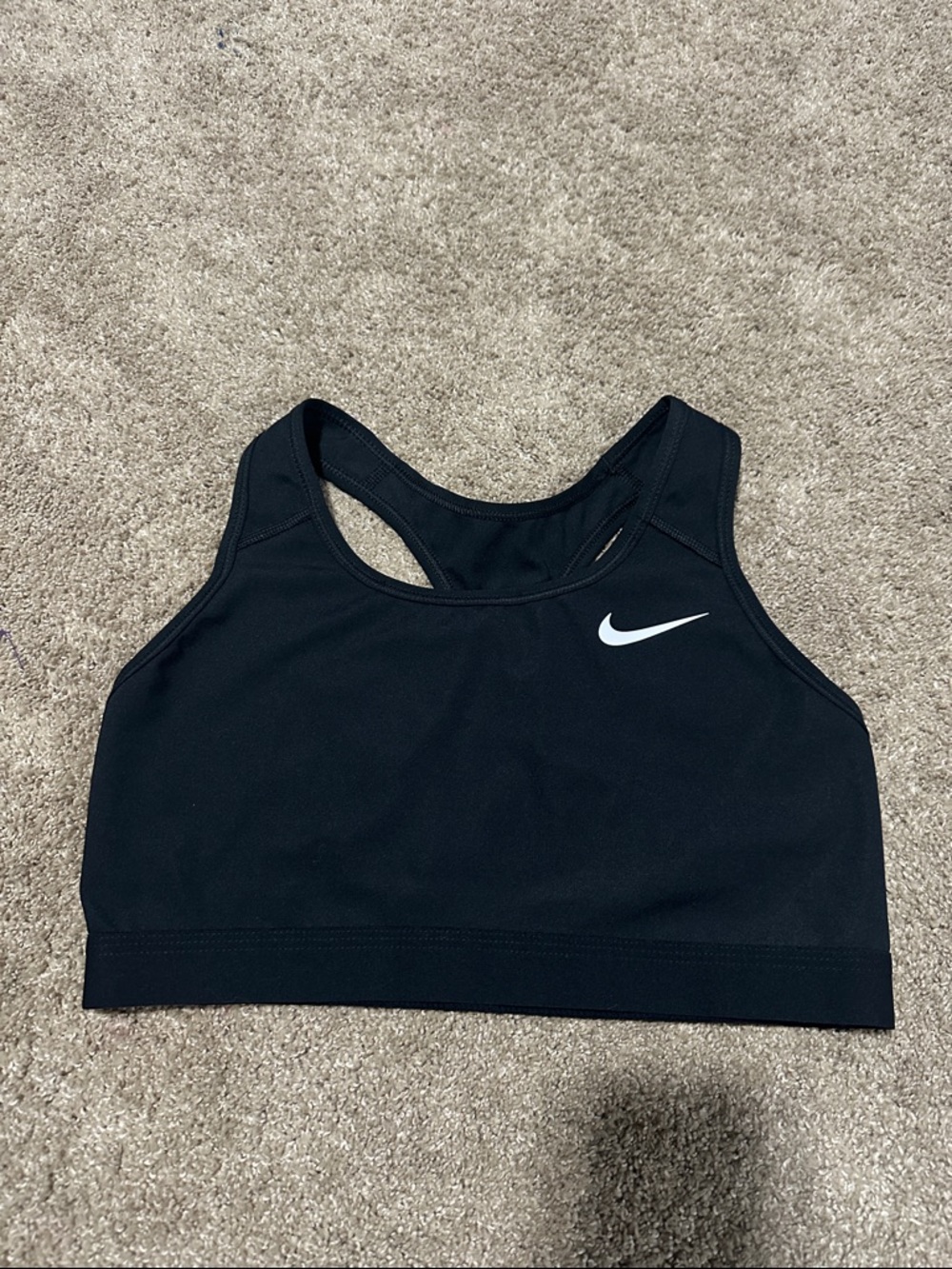 Nike Black Racerback Sports Bra